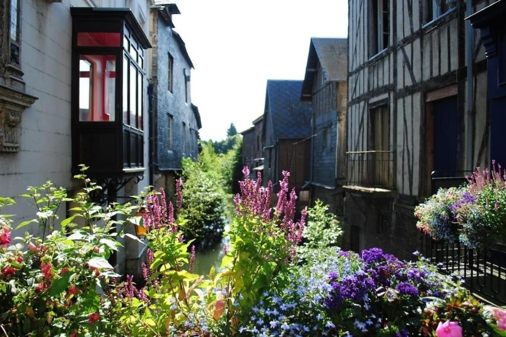 Apartamento Chic Et Normand, Parking Facile, Wifi Hd Pont-Audemer Exterior foto